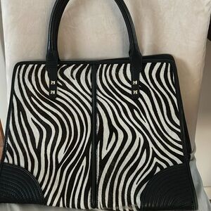 Rebecca Minkoff zebra tote style bag